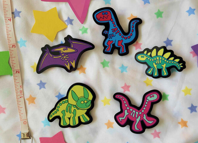 Dino Pins Dino Pins